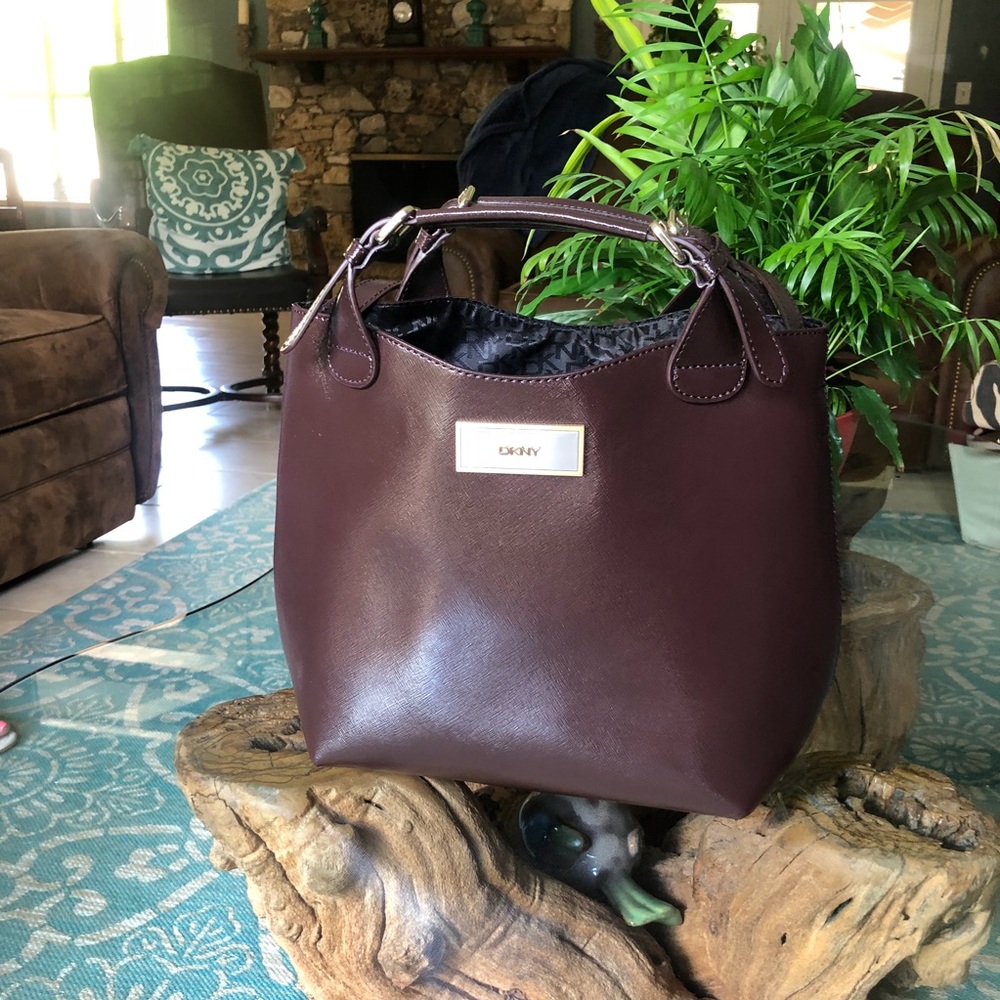 DKNY Handbag Burgandy Satchels NWT